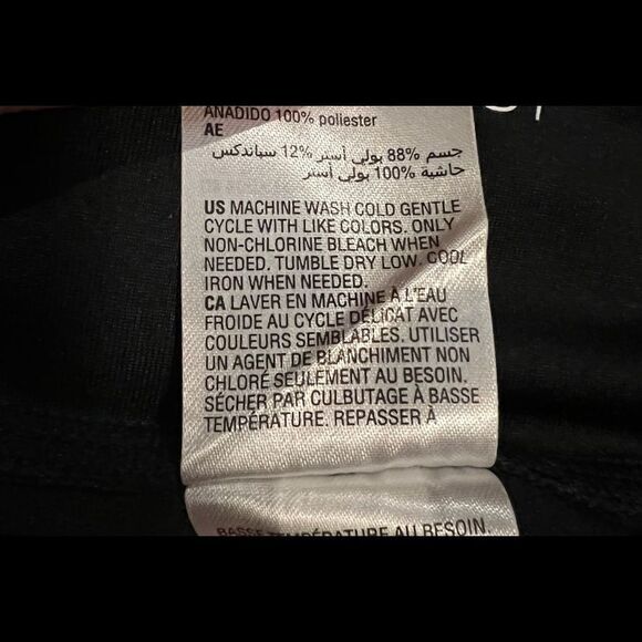 Ideology Noir Periwinkle Ice Essentials Colorblocked Cropped Leggings 1X NWT - Picture 6 of 8